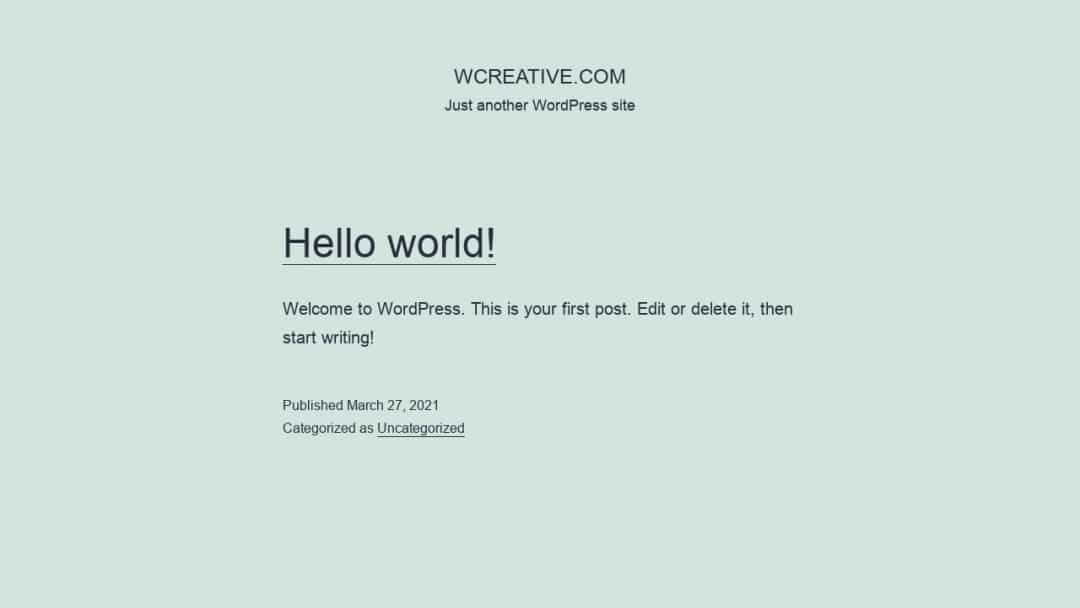 Screenshot of Walker Creative Inc's Website