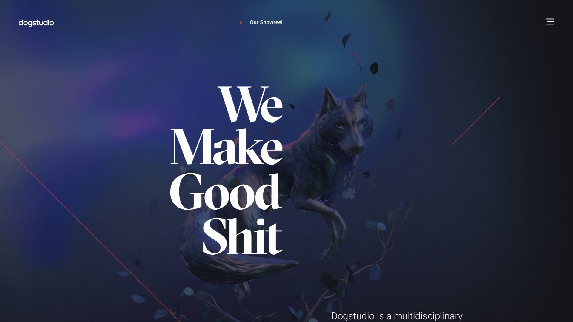 Best Creative Agency Website for Dogstudio