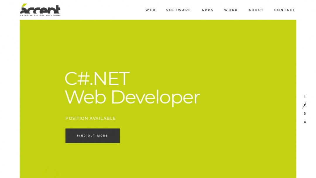 Screenshot of Accent Design Group Ltd's Website