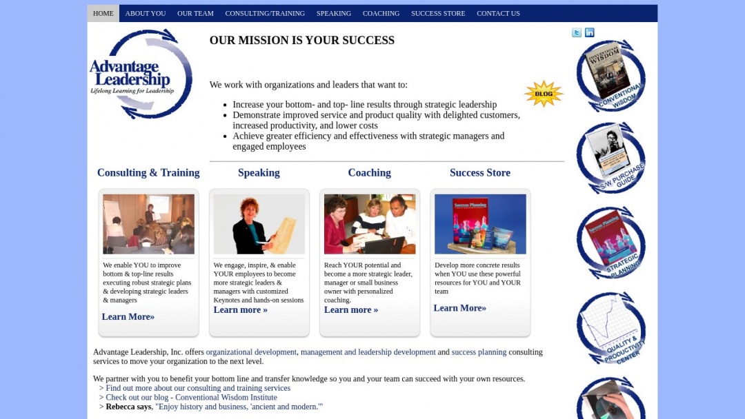 Screenshot of Annex Communication's Website