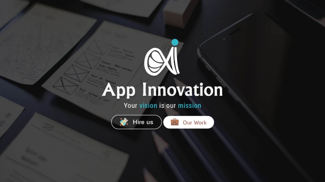 Screenshot of App Innovation's Website