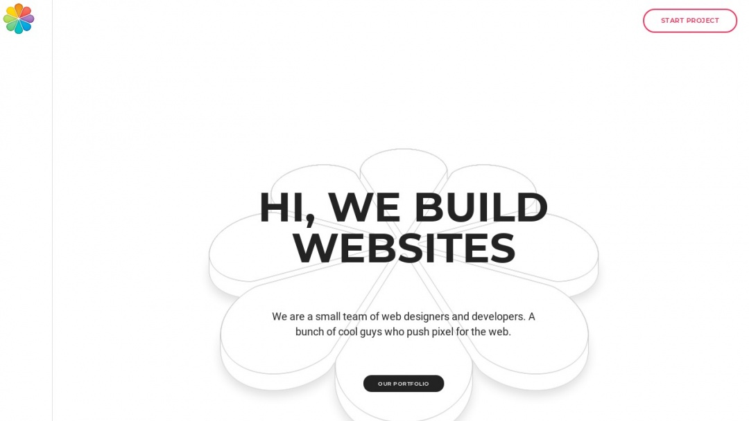 Screenshot of Avioc Web Design's Website