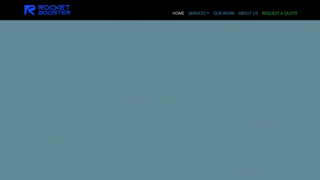 Screenshot of Blazedog Web Design's Website