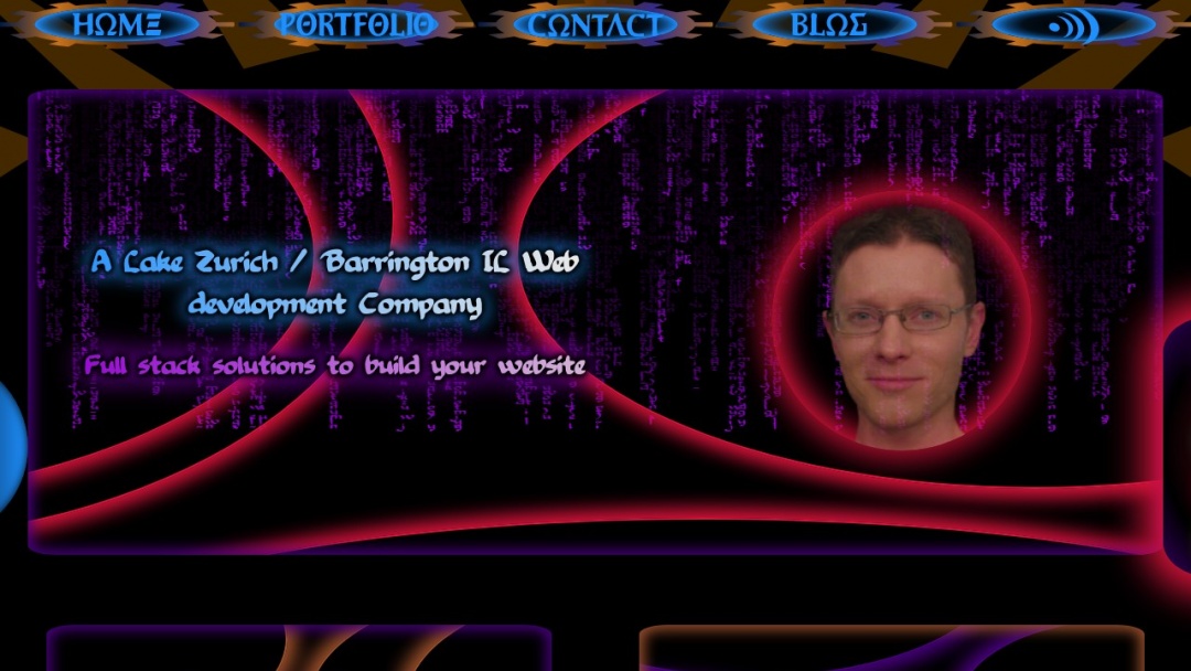 Screenshot of Cyber Haven Programming's Website