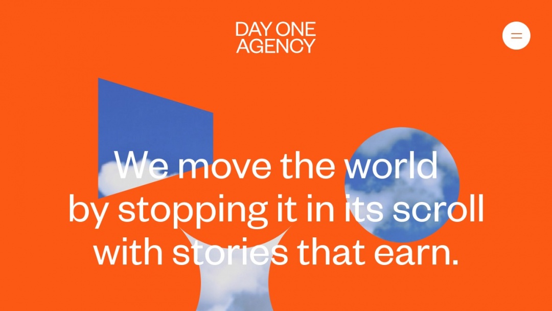 Screenshot of Day One Agency's Website
