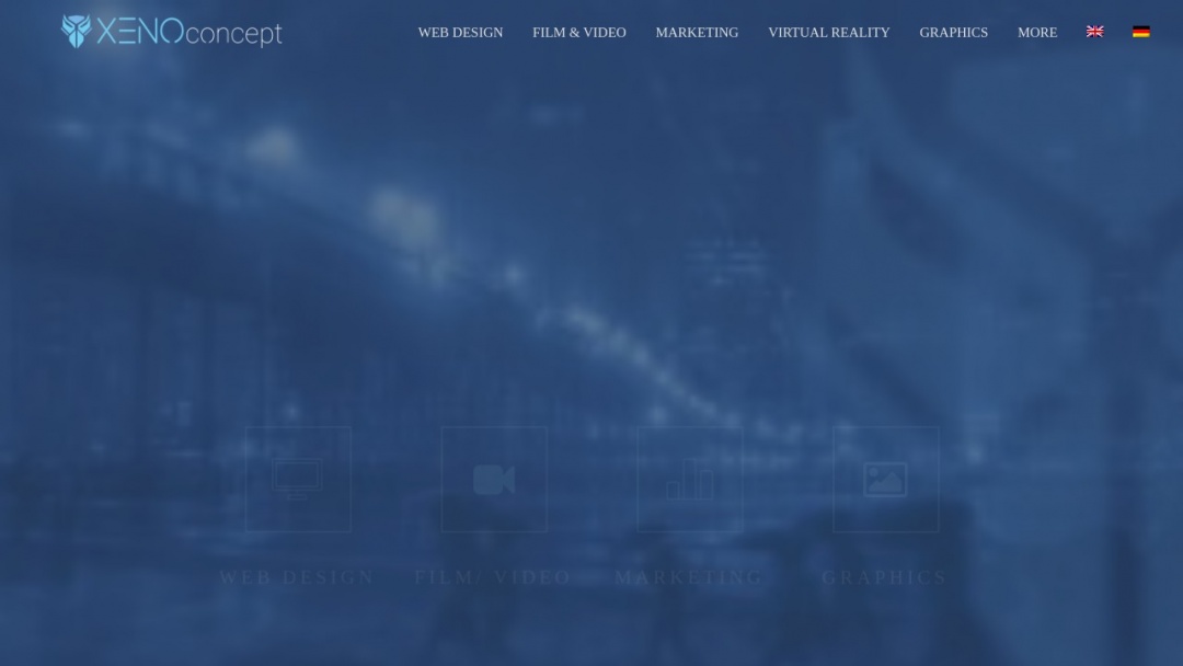 Screenshot of XENOconcept's Website