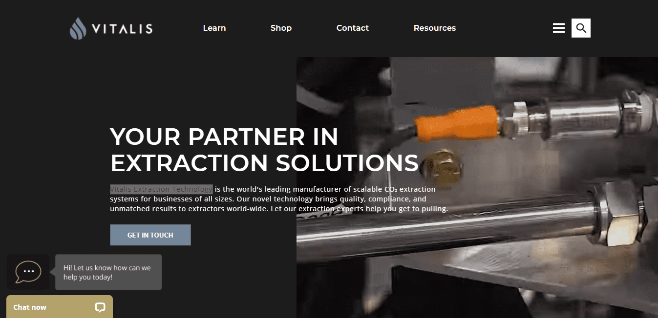 Best Manufacturer Website for Vitalis Extraction Technology