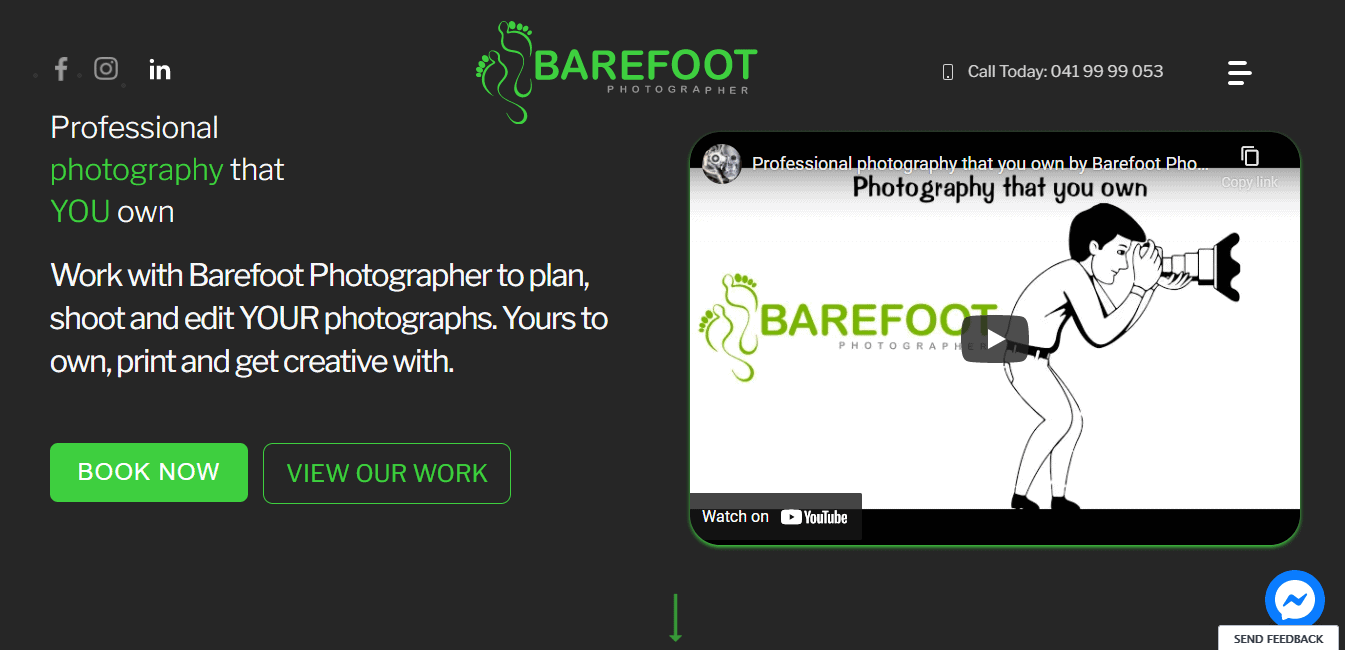 Best Professional Service Website for Barefoot Photographer
