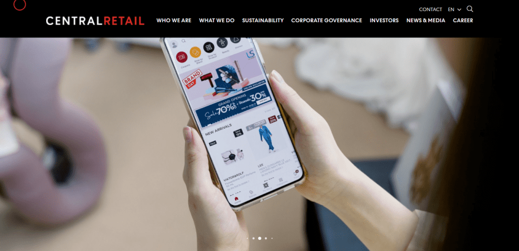 Best Retail Website for Central Retail Corporation Public Company Limited