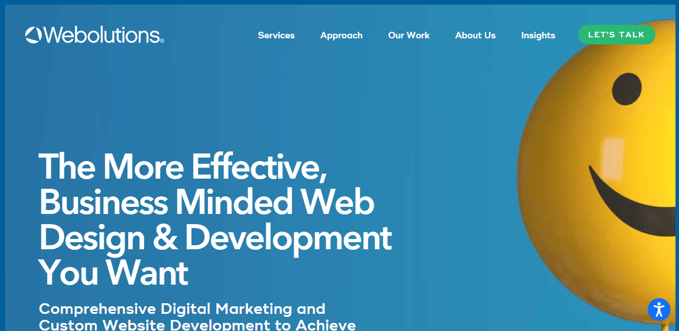 Best Web Design Company Website for Webolutions Denver Website Design
