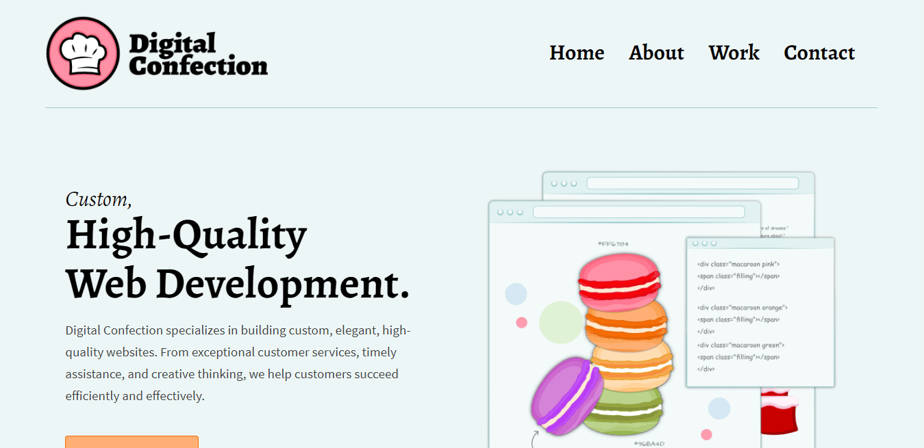 Best Web Development Firm Website for Digital Confection, LLC.