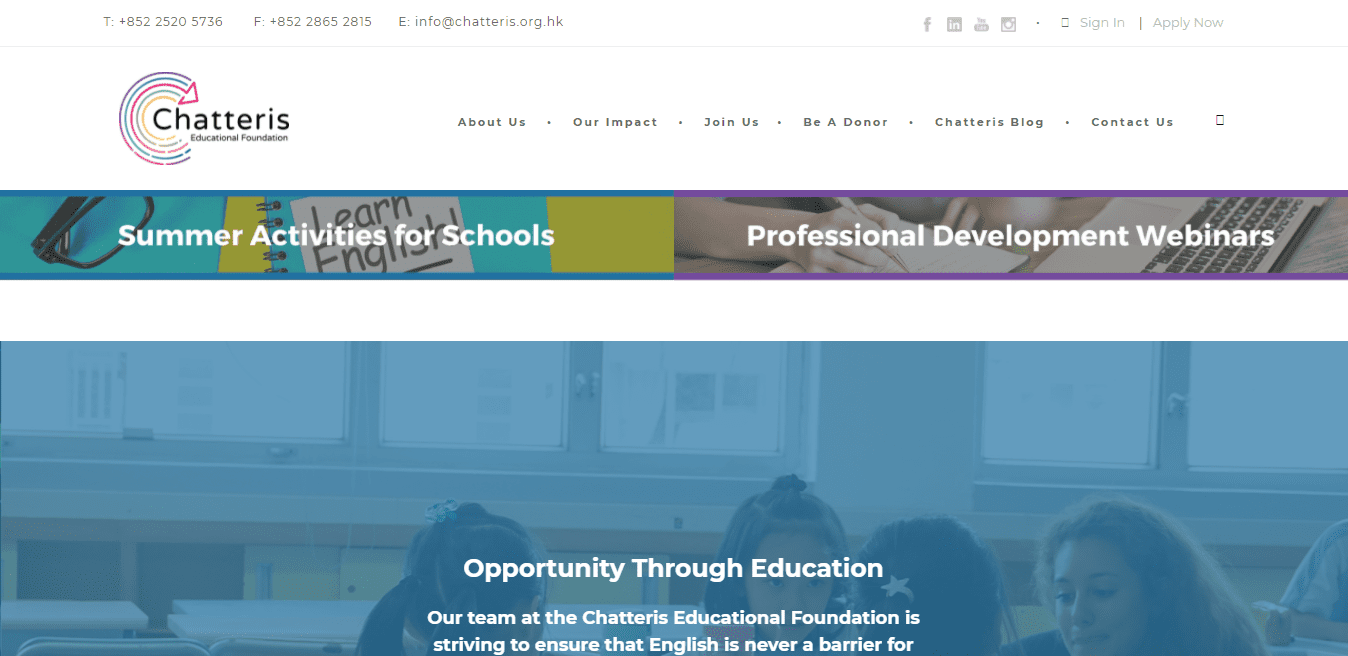 Best Education Website for Chatteris Educational Foundation
