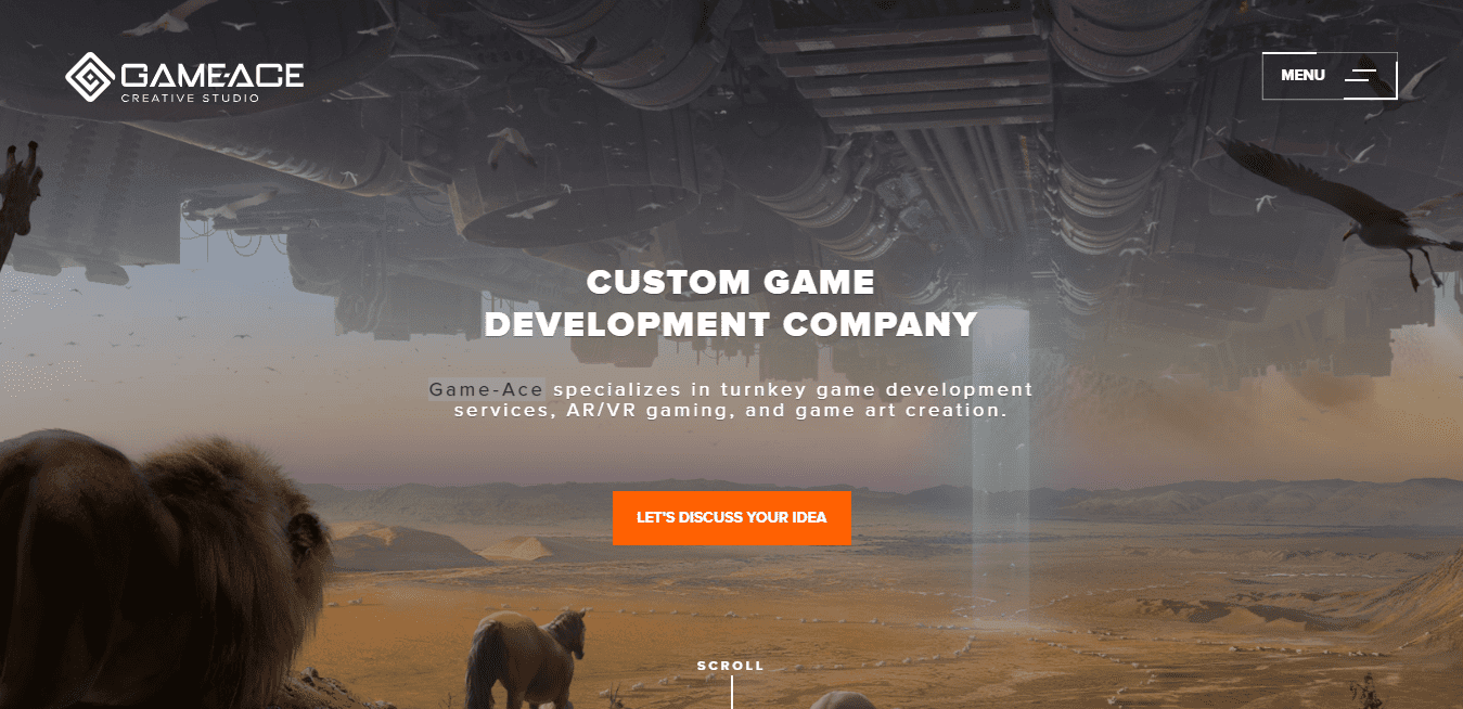 Best Game Developer Website for Game-Ace Creative Studio