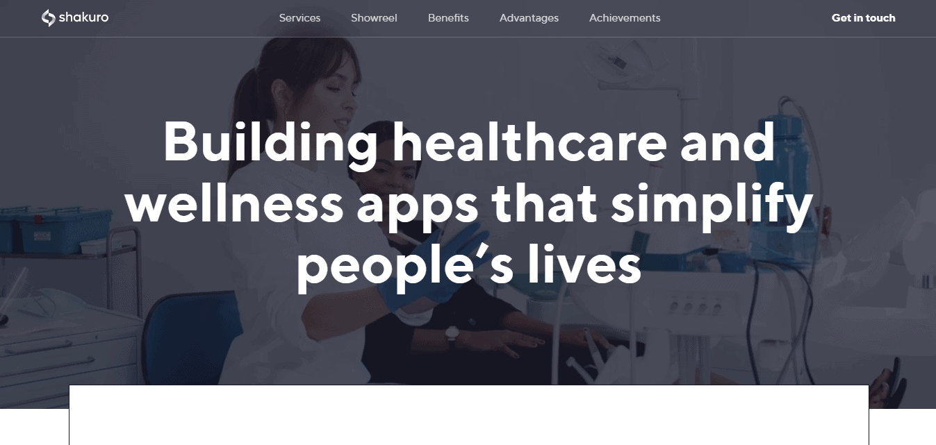 Best Health Care Website for Shakuro Inc