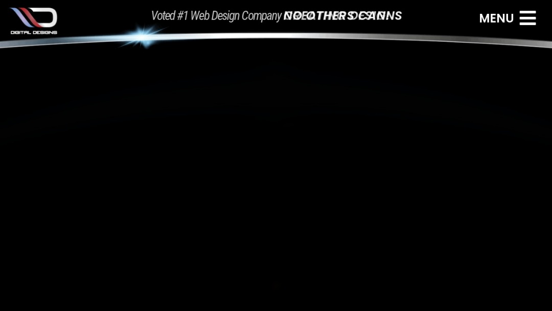 Screenshot of Digital Designs's Website
