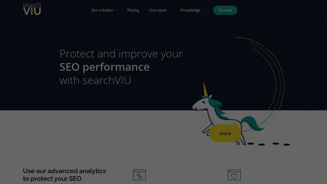 Screenshot of SearchVIU's Website