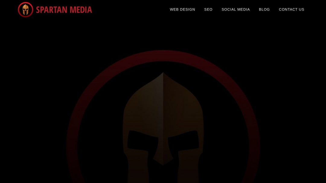 Screenshot of Spartan Media's Website