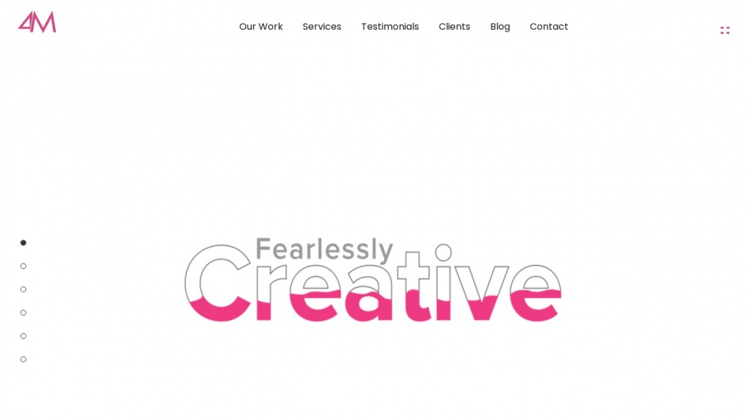 Screenshot of 4M Designers's Website