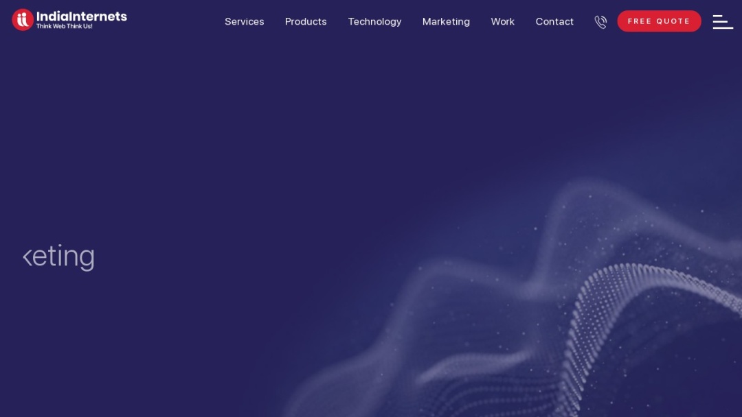Screenshot of Alliance Web Solution Pvt. Ltd.'s Website