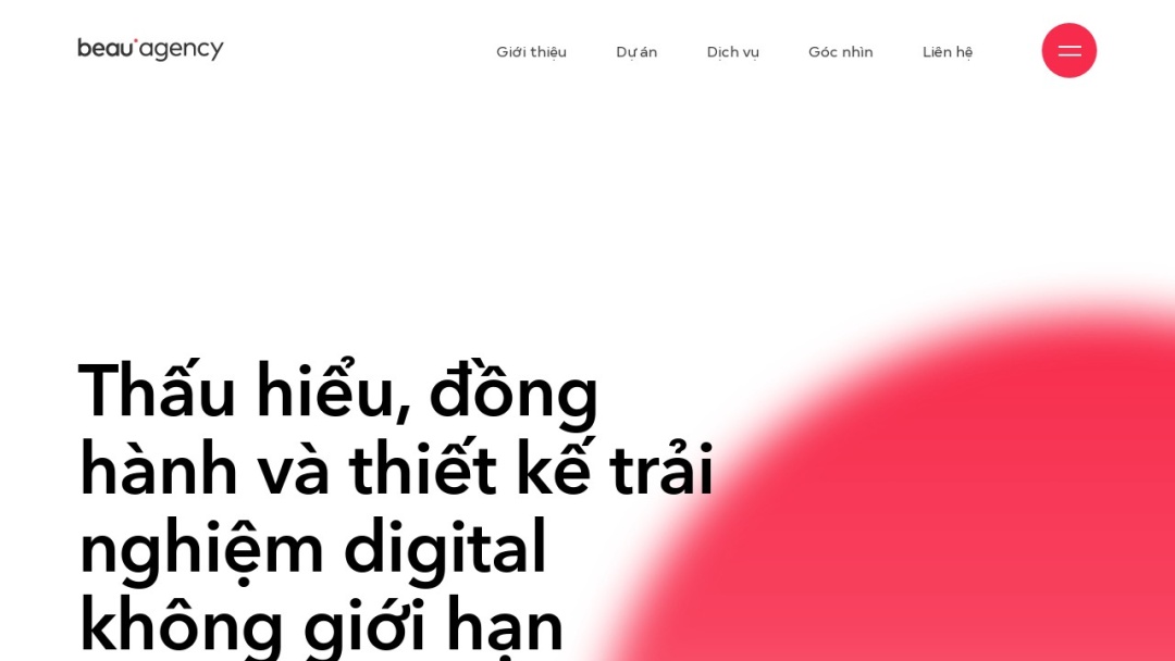 Screenshot of Beau Agency Vietnam's Website
