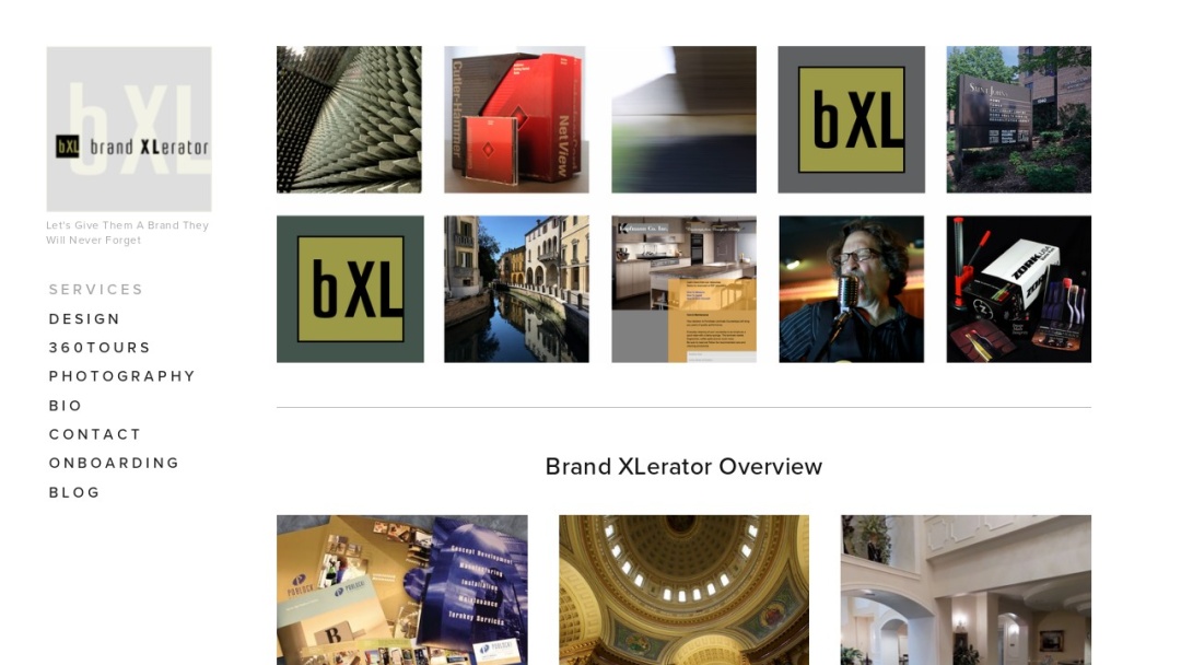 Screenshot of Brand XLerator's Website