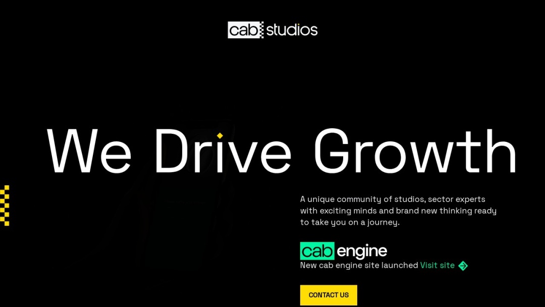Screenshot of CAB Studios's Website
