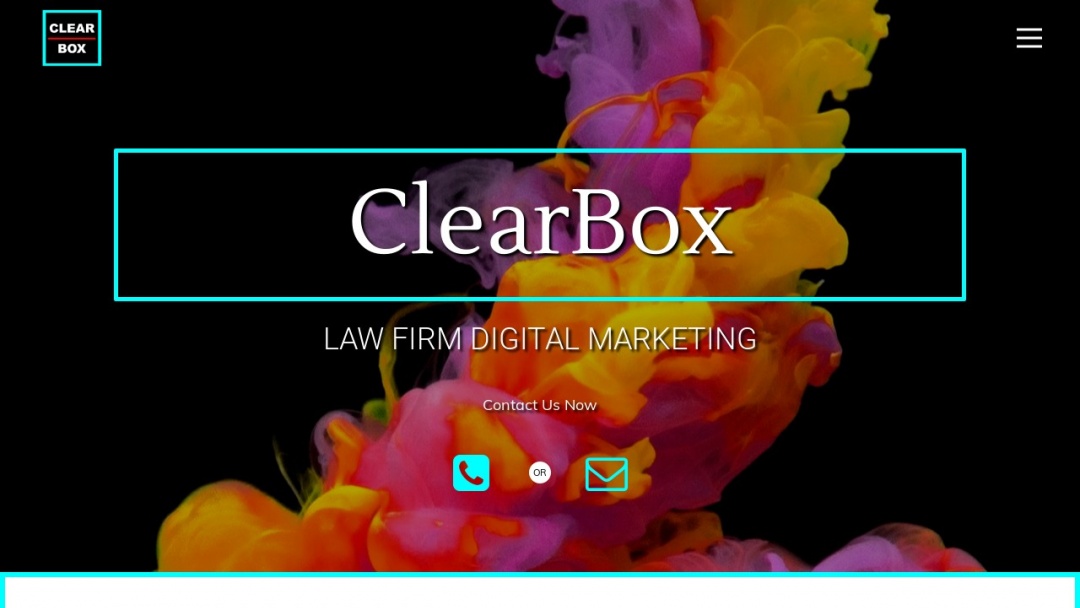 Screenshot of ClearBox|SEO's Website