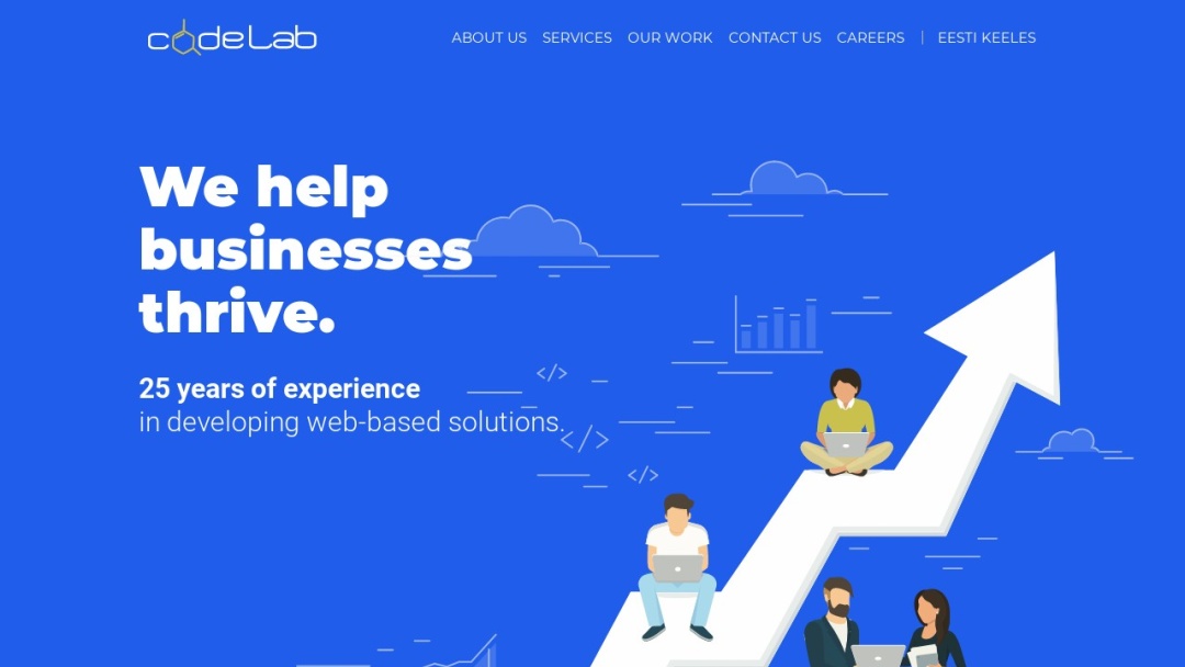 Screenshot of Codelab Solutions's Website