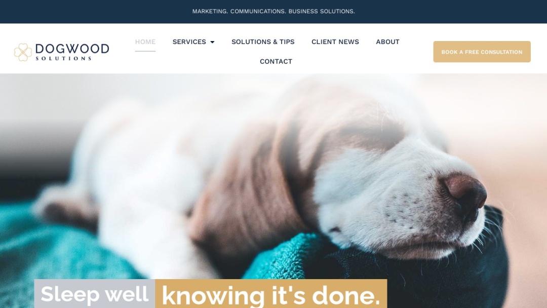 Screenshot of Dogwood Solutions's Website