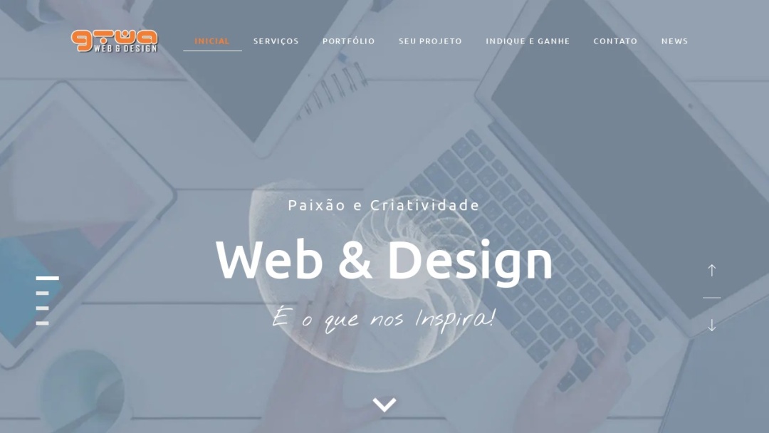 Screenshot of GTWA Web Design & Graficos's Website