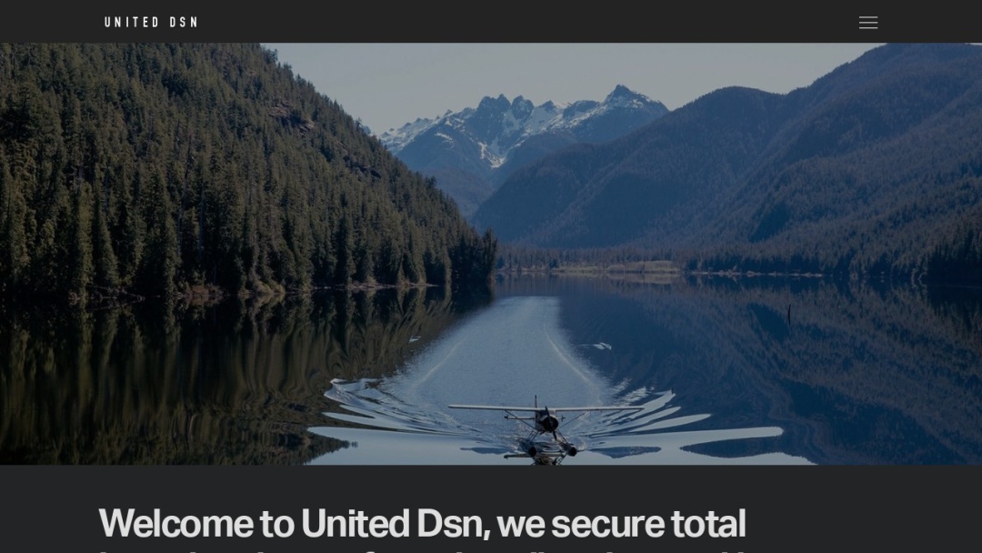 Screenshot of United Dsn's Website