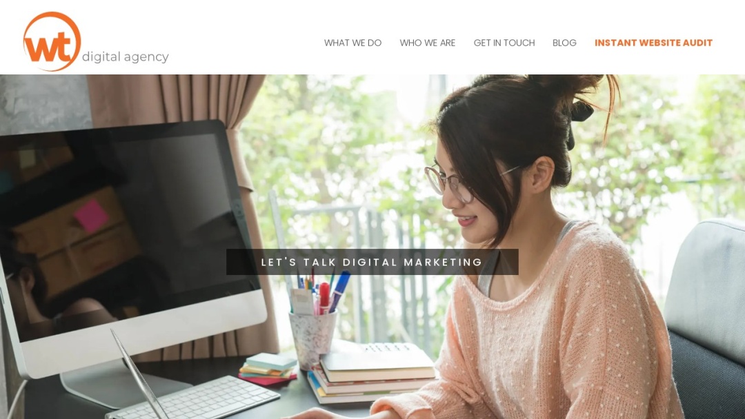 Screenshot of WebTech Marketing Services's Website