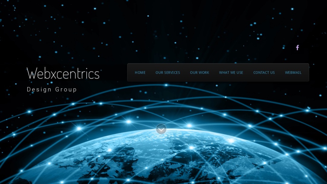Screenshot of WEBXCentrics Design Group's Website
