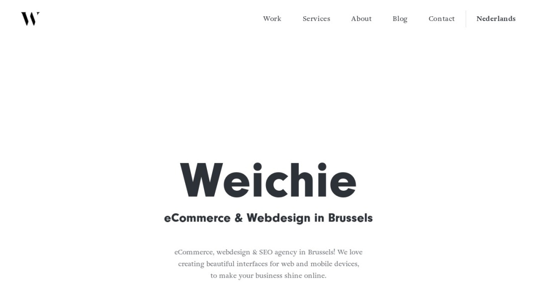 Screenshot of Weichie.com's Website
