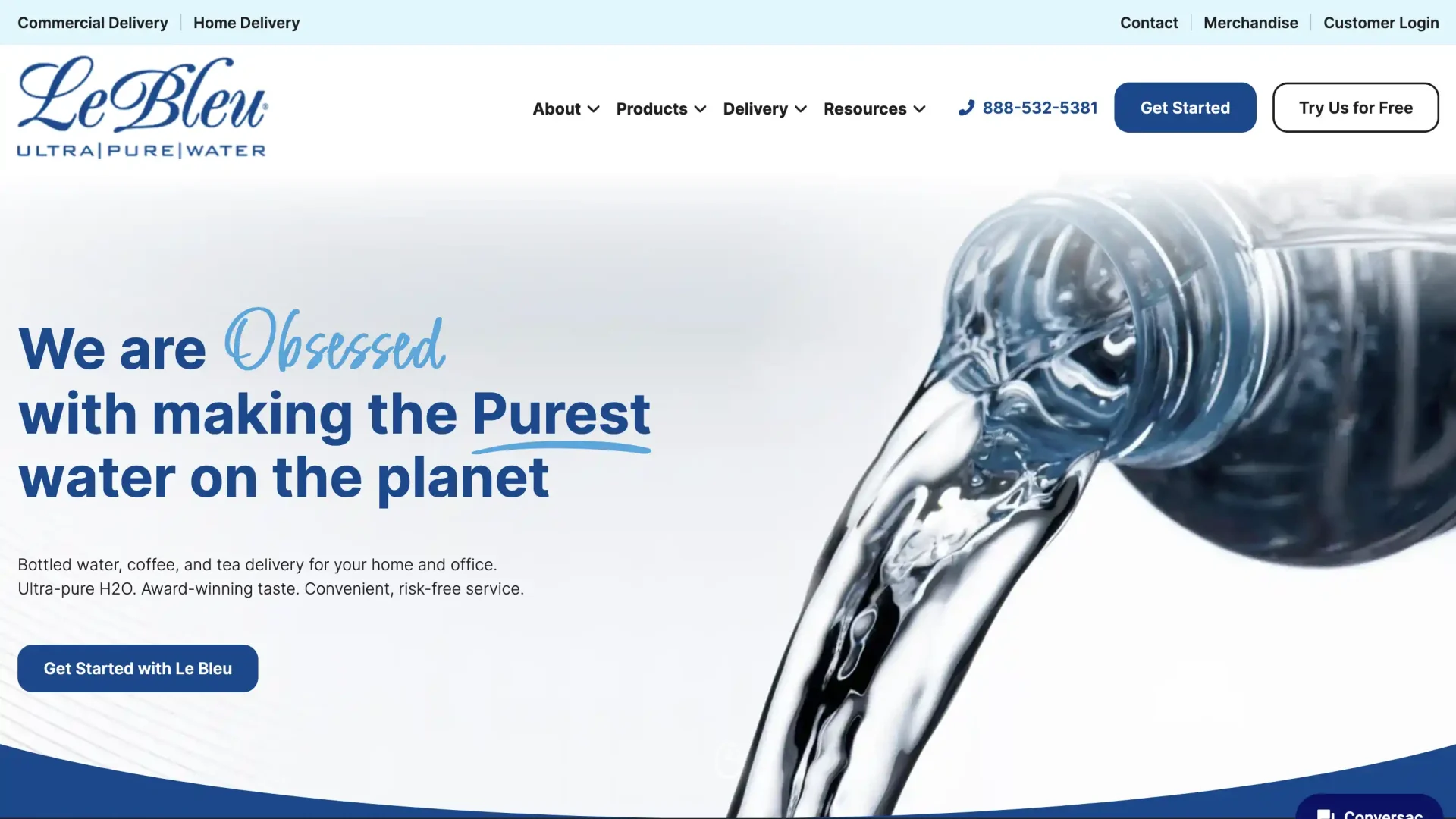 Le Bleu Enterprises website